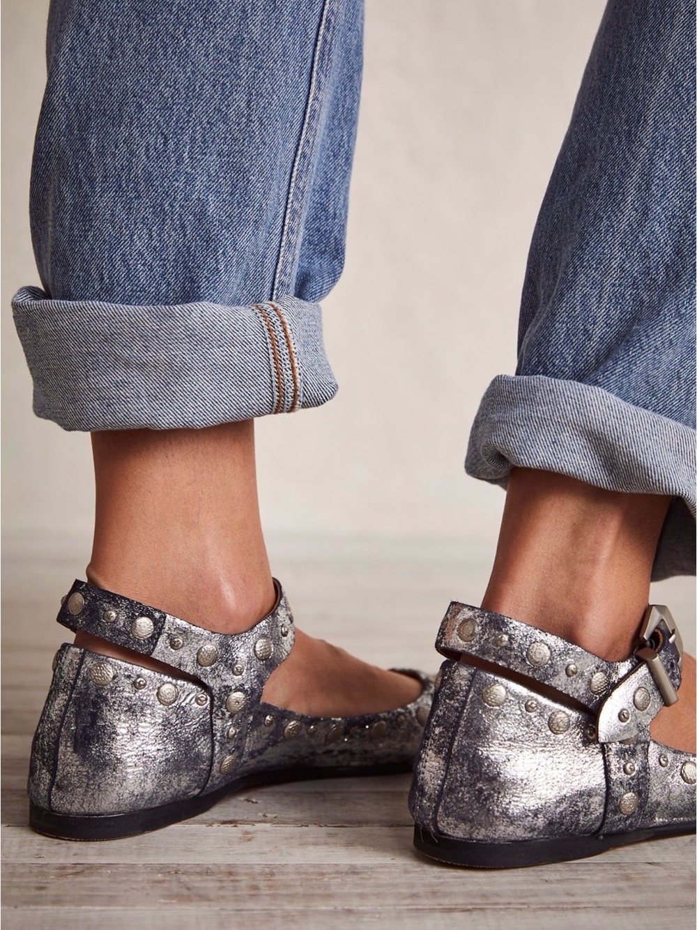 Free People Mystic Mary Jane Flats - Picture 3 of 10